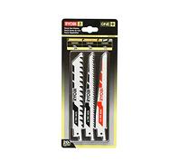 RYOBI Blister 3 hojas de corte especials Sierra sabre ONE+ & sin cable madera/metal/plástico - fijación universal Sierra sabre
