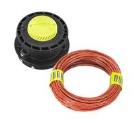 RYOBI - Cabezal Doble Cable Reel-Easy Ø 2,4 mm para desbrozadoras con batería RY18BCX26A-0 / RY18BCX26A-140 / RY36BCX30A-0 / RY36BCX30A-140 - RAC169