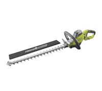 RYOBI - Cortasetos Eléctrico 220V, 650W - 60cm de Corte, Cuchillas Dobles 3cm, Empuñadura Giratoria, Función Sierra, Desenganche de Cuchillas - 1 Funda Protectora y 1 Recogedor Hedgesweep - RHT6760RL