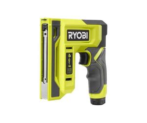 Ryobi Grapadora 4V con grapas de 6 a 14 mm y clavos 18G