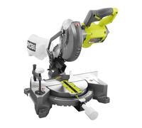 RYOBI - Ingletadora (Radial) 18V ONE+, Ø190mm, Escariado 16mm, Capacidad Corte 45x108mm a 90° - Peso 7,9 kg - Se Entrega con 1 Hoja de 24 Dientes, 1 Bolsa de Polvo, sin Cargador ni Batería - EMS190DC