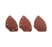 10 hojas de lija triangulares