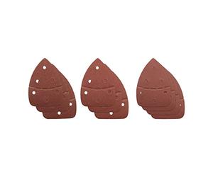RYOBI - Juego de 10 Discos de Lijado Auto-Adherentes 140x100mm para Lijadora Triangular - Discos Abrasivos de 3 Tipos de Grano 60, 80 y 120 - Eficientes y Duraderos - SCS10A1