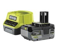 Ryobi Kit Batería de Litio+ 18V 4,0Ah y Cargador Rápido 2,0A