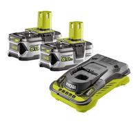 Ryobi Kit de 2 baterías 18V 5Ah con cargador ultra rápido 5.0 A