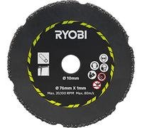 RYOBI - Kit de 3 discos de diámetro 76 mm para amoladora - metal - baldosa/fibra cemento - placas de yeso/plástico - RAKCOT03