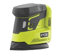 Ryobi Lijadora triangular R18PS-0 18V ONE+ - Plato 100x140mm, mango bimaterial, 6 abrasivos