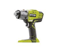 Ryobi - Llave de Impacto Eléctrica Sin Cable 18V ONE+ 400Nm - 3 Velocidades y 3 Pares de Apriete - Accesorio de Fijación Cuadrado 1/2" y Adaptador Hexagonal 1/4" - Inversor de Rotación - R18IW3-0