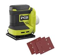 RYOBI ONE+ Lijadora inalámbrica de 18 V de 1/4 hoja (solo herramienta) | La batería y el cargador se venden por separado