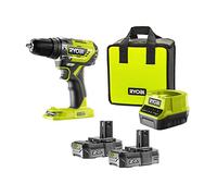Ryobi R18PD5-220S Taladro Percutor, 18 V, Verde