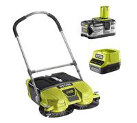RYOBI R18SW3-0 - Barredora de batería con recogedor - 18 V - 4 Ah