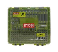 Ryobi RAKD141 Kit 141 puntas Taladro atornillador con puntas hexagonales de 1/4"