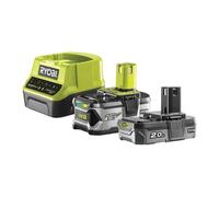 Ryobi RC18120-242 Kit Batería Cargador 18V ONE+ (2.0+4.0) Ah