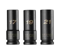Juego de 3 vasos de impacto 1/2˝