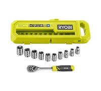 RYOBI RHRS11PC - Caja de 10 boquillas de 1/4 pulgadas y destornillador