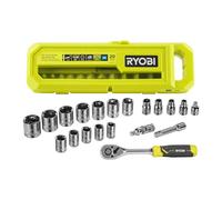 RYOBI RHRS20PC - Caja de 20 piezas - 19 boquillas de 1/4" y destornillador
