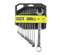 RYOBI RHWR12PC - Juego de 12 llaves, ángulo de recuperación de 15°
