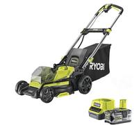Ryobi RY18LMX40C-150 - Cortacésped de batería - Corte de 40 cm - 18V/5Ah