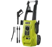 Ryobi RYO4892210204691 Limpiador de alta presión 1800W 130 bar 420 L/h flexible 5m tanque 0.9L Lance Vario Turbo Cepillo multi-Surfaces