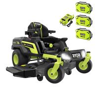 Ryobi ZTRX137 - Tractor cortacésped a batería de radio cero - 72V/30Ah - corte de 137cm - 2en1