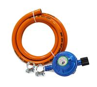 S&M 322150 Kit Regulador de gas para bombona de butano de camping + tubo 1,5 metros +2 arandelas