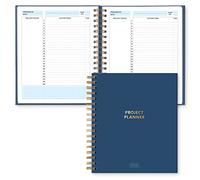 S&O Planificador de gestión de proyectos, cuaderno organizador de trabajo, cuaderno planificador de proyectos, cuaderno de gerente de proyectos, cuadernos de proyectos para trabajo, cuaderno de