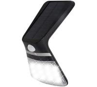 APLIQUE SOLAR 3,5W 430lm RECARGABLE SENSOR PRESENCIA (2-8m) COLOR NEGRO 10,5x13cm EDM