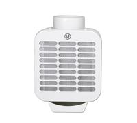 S&P - Campana extractora CK-50 de 31 cm y 480 m³/h para cocina, silenciosa a 52 dB y de diseño discreto White Medium
