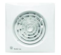 S&P SILENT-100 CZ - 12 V - Extractor para pequeños espacios, Modelo de 12 V, SELV - 5210408000