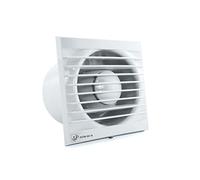 S&P Extractor de baño EDM-80 N — 10 cm, 80 m³/h, 33 dB, 9 W, Blanco