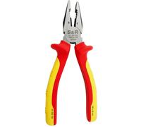 S&R Alicate Electricista Universal 180mm.Alicate aislado 1000v VDE - Herremienta Electricista Pelacable