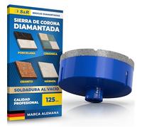 S&R Broca de Diamante para Porcelánico 125mm - Sierra de Corona Perforadora