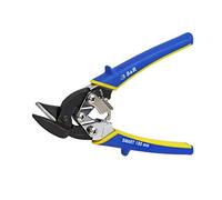 S&R Mini Tijeras Cortachapas 180 mm - Tijera Pladur Corte a la Izquierda para cortar Metal y placas de Yeso 60-62 HRC - Tijeras de Hojalatero