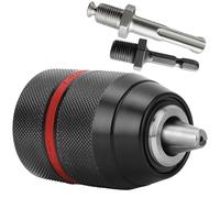 S&R Portabrocas Taladros sin llaves 1,5mm ½ - 20unf con Adaptador SDS PLUS + Adapator Hexagonal. Mandril Cabezal Taladro SDS PLUS a cierre rápido