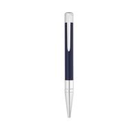 S.T.Dupont - Bolígrafo con inicial, color azul y cromado