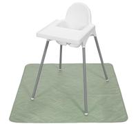 S&T INC. Alfombrilla para silla de bebé, resistente al agua, 42 x 42 pulgadas, punto de aguja verde