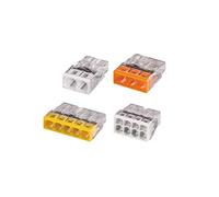 S2273 Juego de 100 mini conectores rápidos, terminales para 2 a 8 conductores
