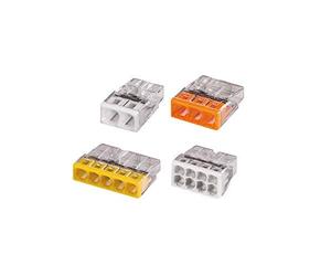 S2273 Juego de 100 mini conectores rápidos, terminales para 2 a 8 conductores