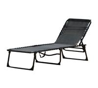 S7 STAR Silla de playa Tumbona playa y jardín reclinable 5 posiciones convertible en cama, plegable, estructura acero pintura Epoxi anticorrosión, tumbonas playa,tejido Oxford 600 D poliéster rayas
