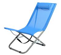 S7 STAR Tumbona playa y jardín reclinable 5 posiciones convertible en cama, plegable, estructura acero pintura Epoxi anticorrosión, reclinable con reposacabeza,tumbona playa plegable,jitedo loneta Oxf