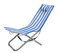 S7 STAR Tumbona playa y jardín reclinable 5 posiciones convertible en cama, plegable, estructura acero pintura Epoxi anticorrosión, reclinable con reposacabeza,tumbona playa plegable,jitedo loneta