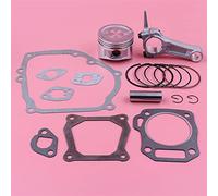 SAANICH Kit completo de junta de anillo de pistón de biela de 68mm for motor GX160 5.5HP GX 160, pieza de repuesto for cortacésped