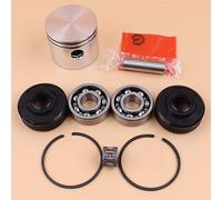 SAANICH Kit de sello de aceite de rodamiento de bolas de anillo de pistón de 41mm apto for Partner 350 351 352 370 371 390 401 420 piezas de Motor de motosierra