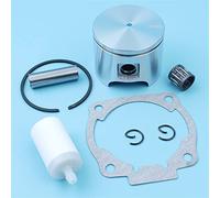 SAANICH Pistón 46MM anillo Pin filtro de combustible aguja oso Kit apto for Husqvarna 51 55 Rancher EU1 for Jonsered 2054 2055 motosierra 503608171,503608101
