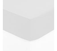 sabana ajustable color blanco 160x200cm