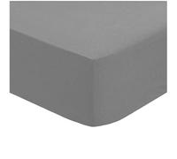 Sabana ajustable color gris 90x190cm
