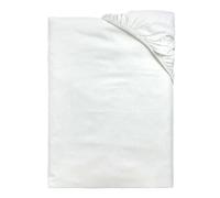 Sábana bajera | 100% Algodón 150 hilos | Ajustable | Transpirable | PIKOLIN HOME White 105 x 200 cm