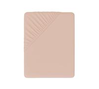 Sábana Bajera Ajustable Microfibra Suave 105x190/200 - Altura 30 cm - Transpirable, Elástica y Lavable - Rosa Claro