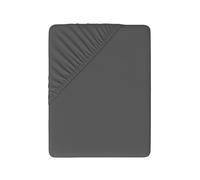 Sábana Bajera Ajustable Microfibra Suave 90x190/200 - Altura 30 cm - Transpirable, Elástica y Lavable - Gris Osculo