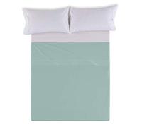 SABANA ENCIMERA color aqua - Cama de 200 100% algodón - 144 hilos. Gramage: 115